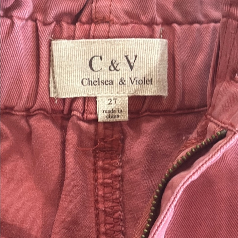 Chelsea & Violet High Waist Pink Shorts new - Picture 3 of 9
